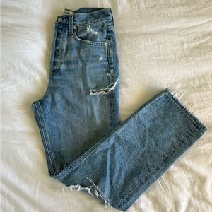 agolde 90’s mid rise loose fit jeans